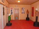 Dojo entrance and training area